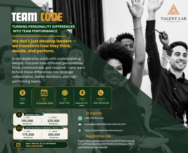 TEAM CODE – Turning Personality Differences into Team Performance